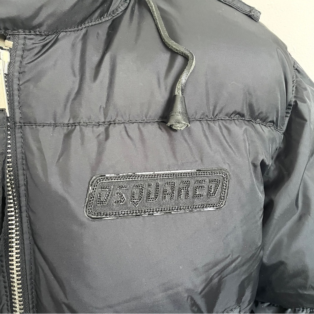 Dsquared Black Short Down Parka - S/M, hooded! 🇨🇦 - Picture 7 of 16
